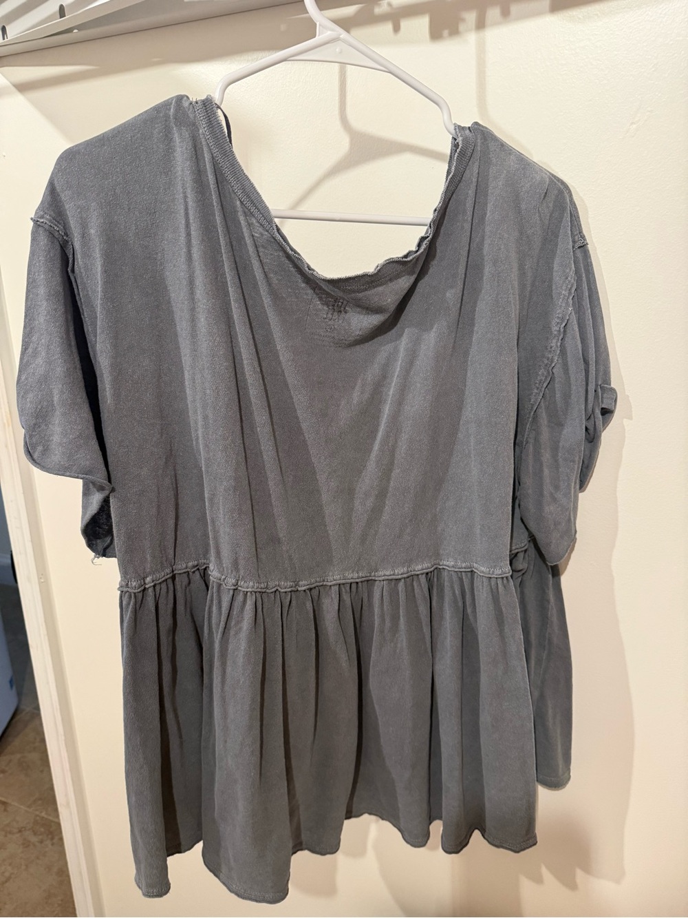 We The Free Washed Peplum Tee - Picture 3 of 3